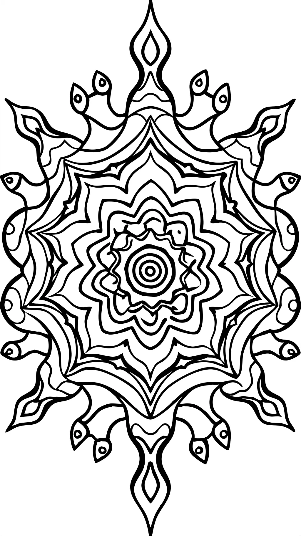 coloring pages for adults trippy